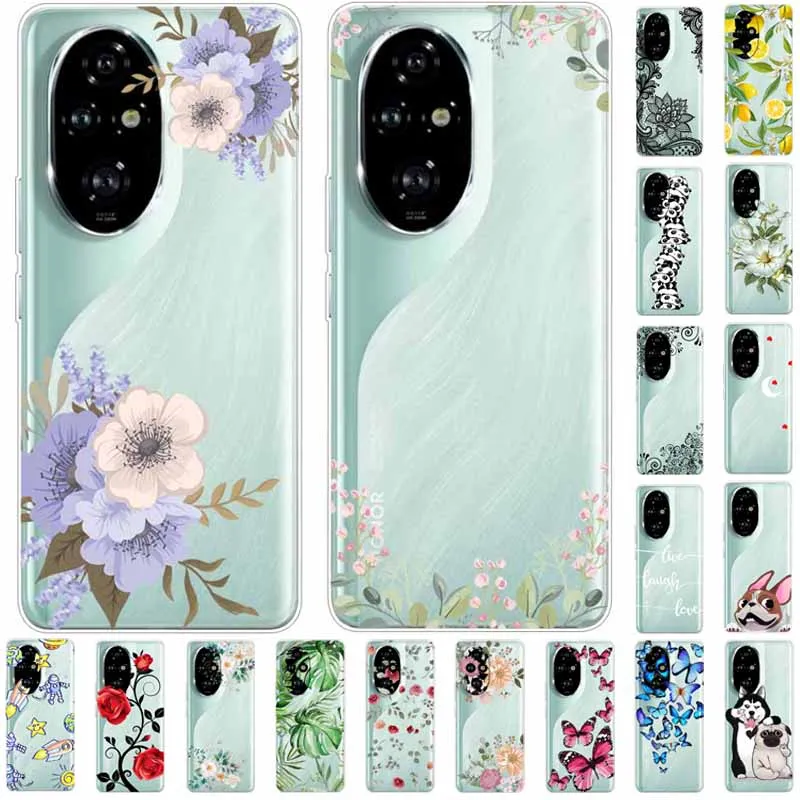 For Honor 200 Lite Case Transparent Flower Soft Silicone Back Cases For Honor 200 Pro TPU Clear Shell for Honor200 200lite Cute