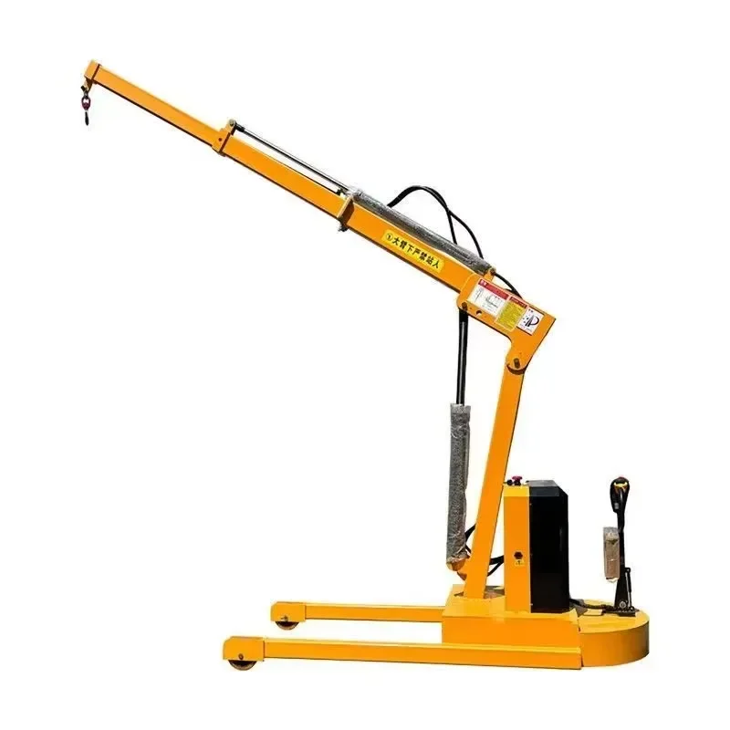 1 Ton Mobile Crane Electro Hydraulic Hoist for Material Handling in Workshops Factories and Warehouses