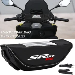 Motorcycle Handlebar Bag For Aprilia SR GT 125 Accessories Portable Waterproof Phone Bags