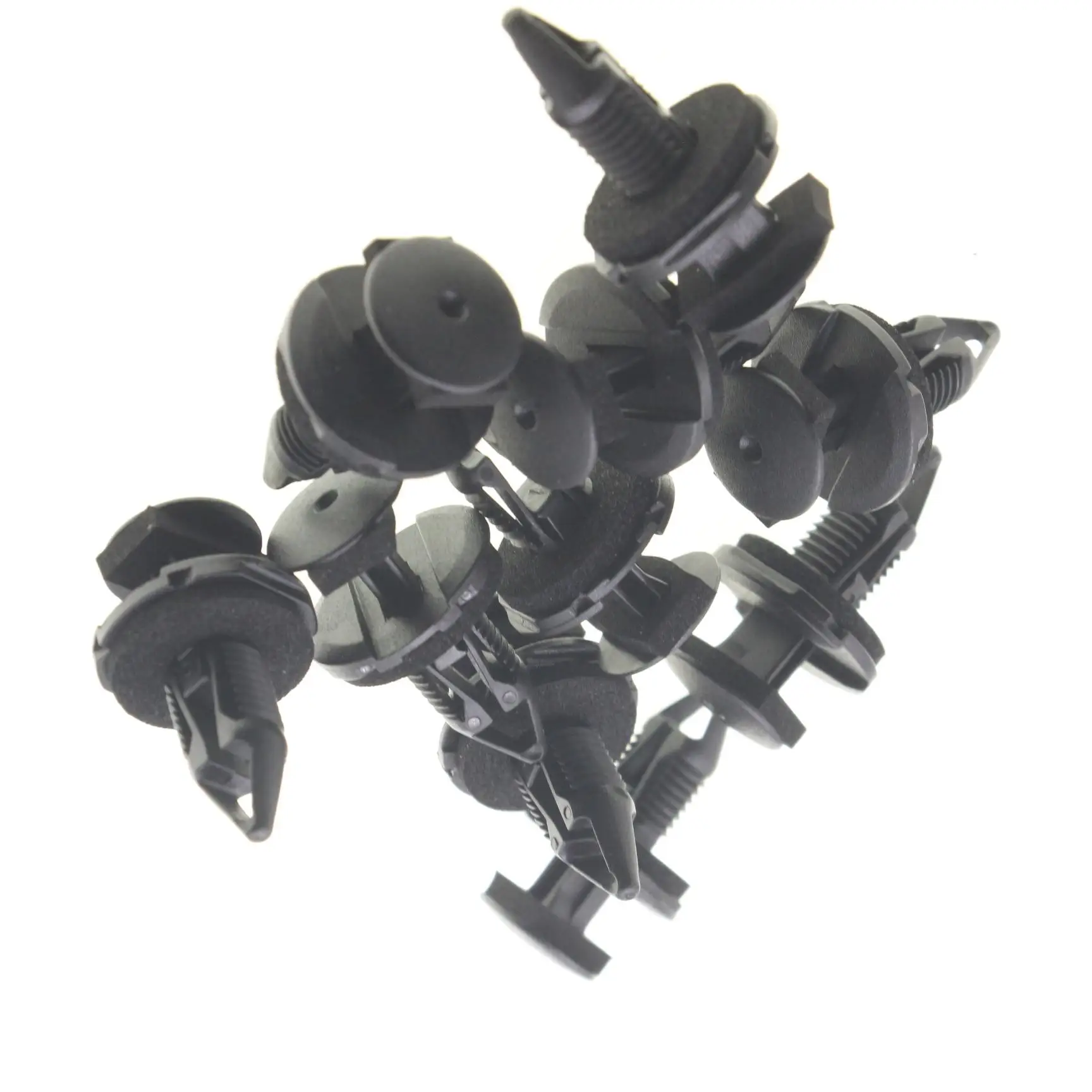

10 Pcs Black Push Type Retainer Clip For Jeep Fiat Alfa Dodge Sill Trim Splash Panel Fastener 51897485 0051897485