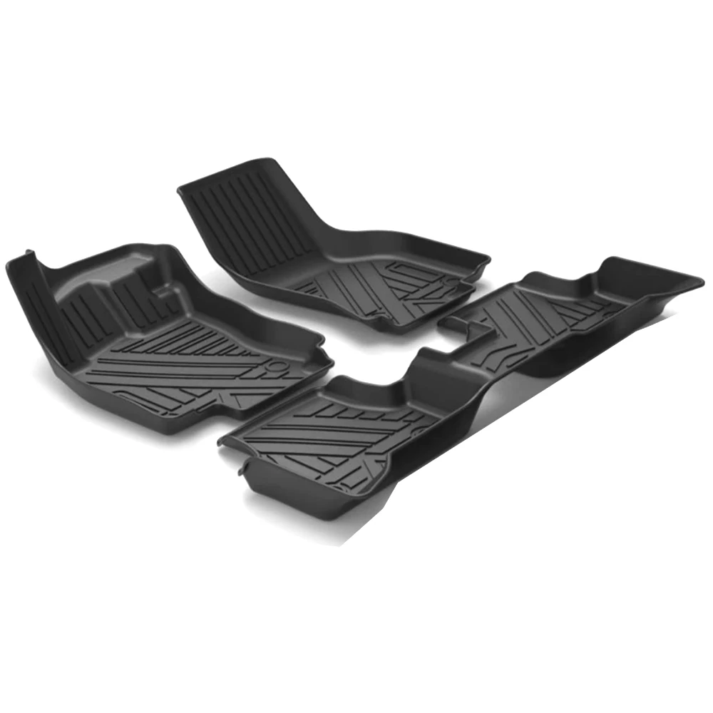 Fully Surrounded LHD Foot Pad For Volkswagen GOLF 2021 Car Waterproof Non-Slip Rubber 3D TPE Floor Mat For GOLF 8 Pro