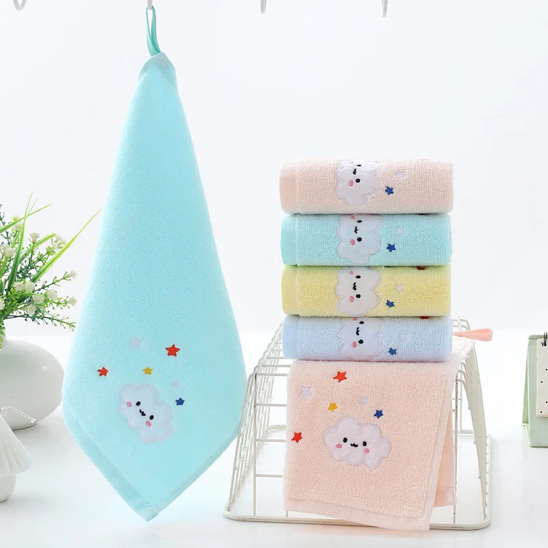 

Cute Baby Bath Towel Boy Girl Soft Cotton Absorbent Children Towels for Newborn Infant Kids Shower Washcloth Face Towel 25x25cm