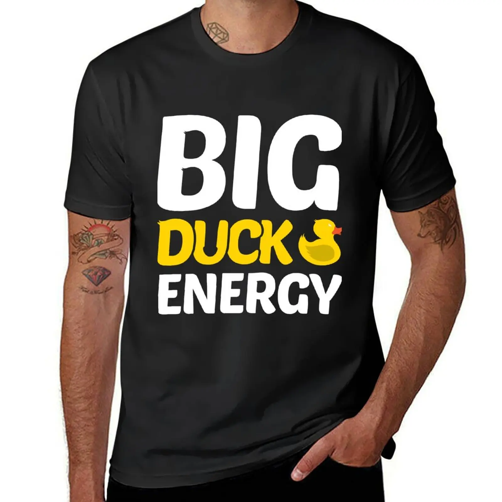 

Big Dirty Duck Energy T-Shirt gifts for boyfriend aesthetic clothes oversizeds mens graphic t-shirts hip hop