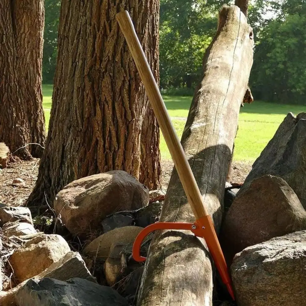 Rustproof Log Splitter Tool Heavy Duty Steel Construction Tree Cutting Tool Labor-Saving Timber Handling Log Puller Backyard Use
