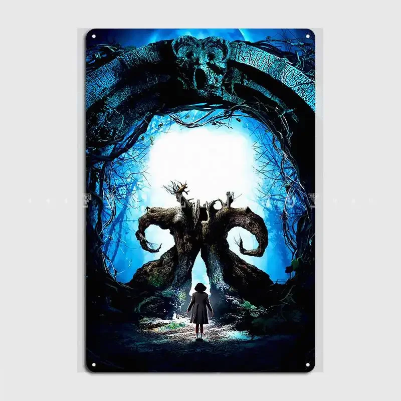 Pans Labyrinth Poster Metal Plaque Cinema Living Room Bar Cave Printing Poster Tin Sign Posters