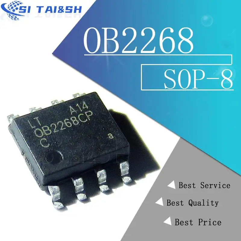 

10 шт. OB2268 0B2268 OB2268CP 0B2268CP черный пластиковый защитный чехол для SOP-8 LCD