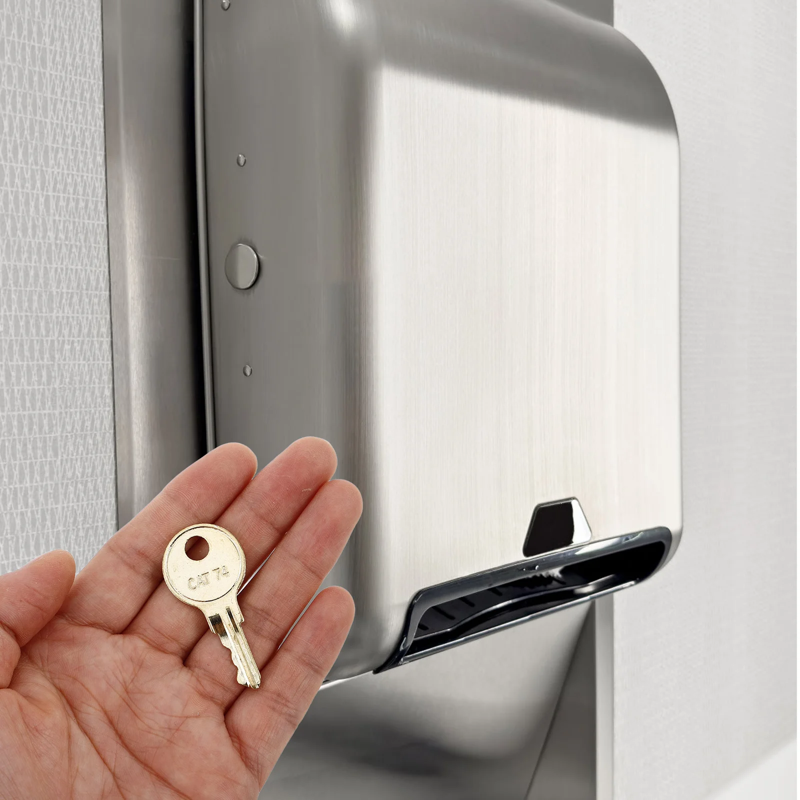 

6Pcs Paper Towel and Toilet Dispenser Key Set Durable Reliable Easy Access Restroom Stocking B 263 Paper Towel Key Set