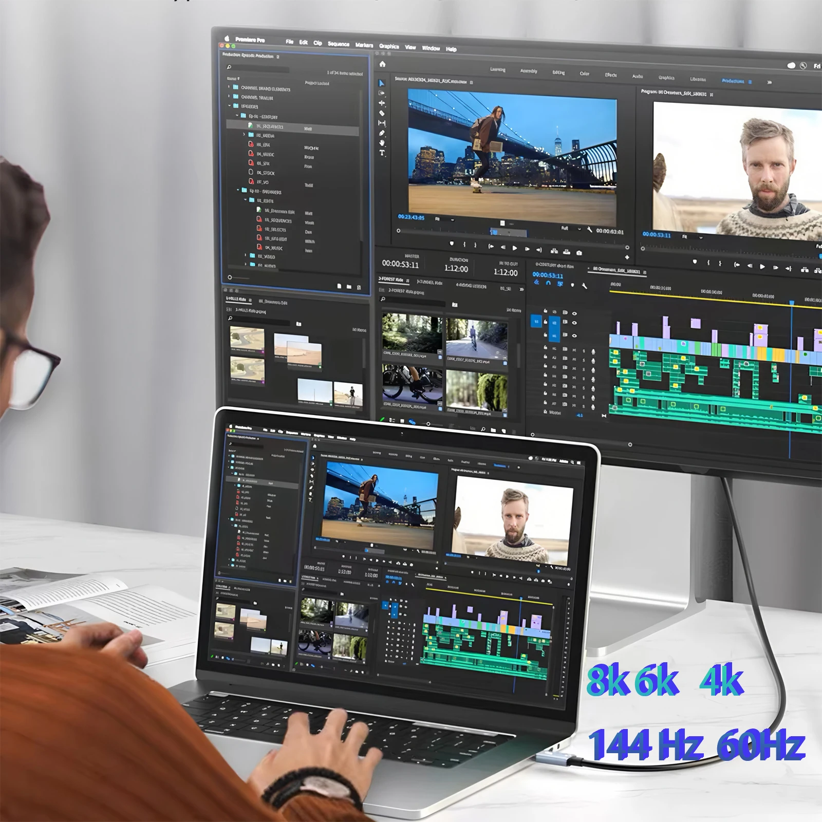 كابل Thunderbolt4 USB4 الكوع كابل زاوية 90 درجة PD240W 40Gbps Type-C Thunderbolt3 كابل شحن البيانات لأجهزة الكمبيوتر المحمول Carplay SSD