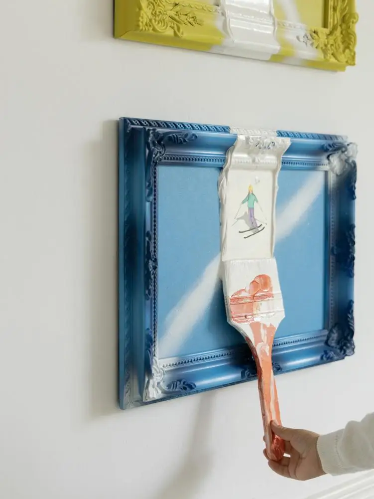 

Hanging painting Golsa ITALY series 3D three-dimensional hand-painted relief texture thick color oil painting