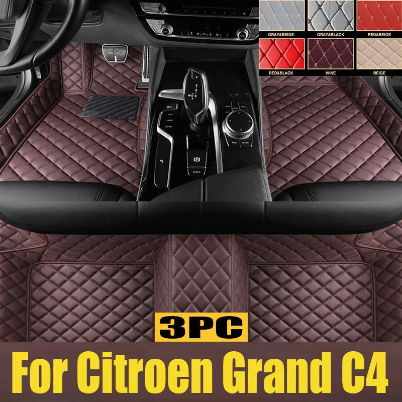 

Car Mats For Citroen Grand C4 Picasso SpaceTourer 5seat 2007~2013 Durable Pad Auto Rugs Carpets Interior Parts Car trunk mat