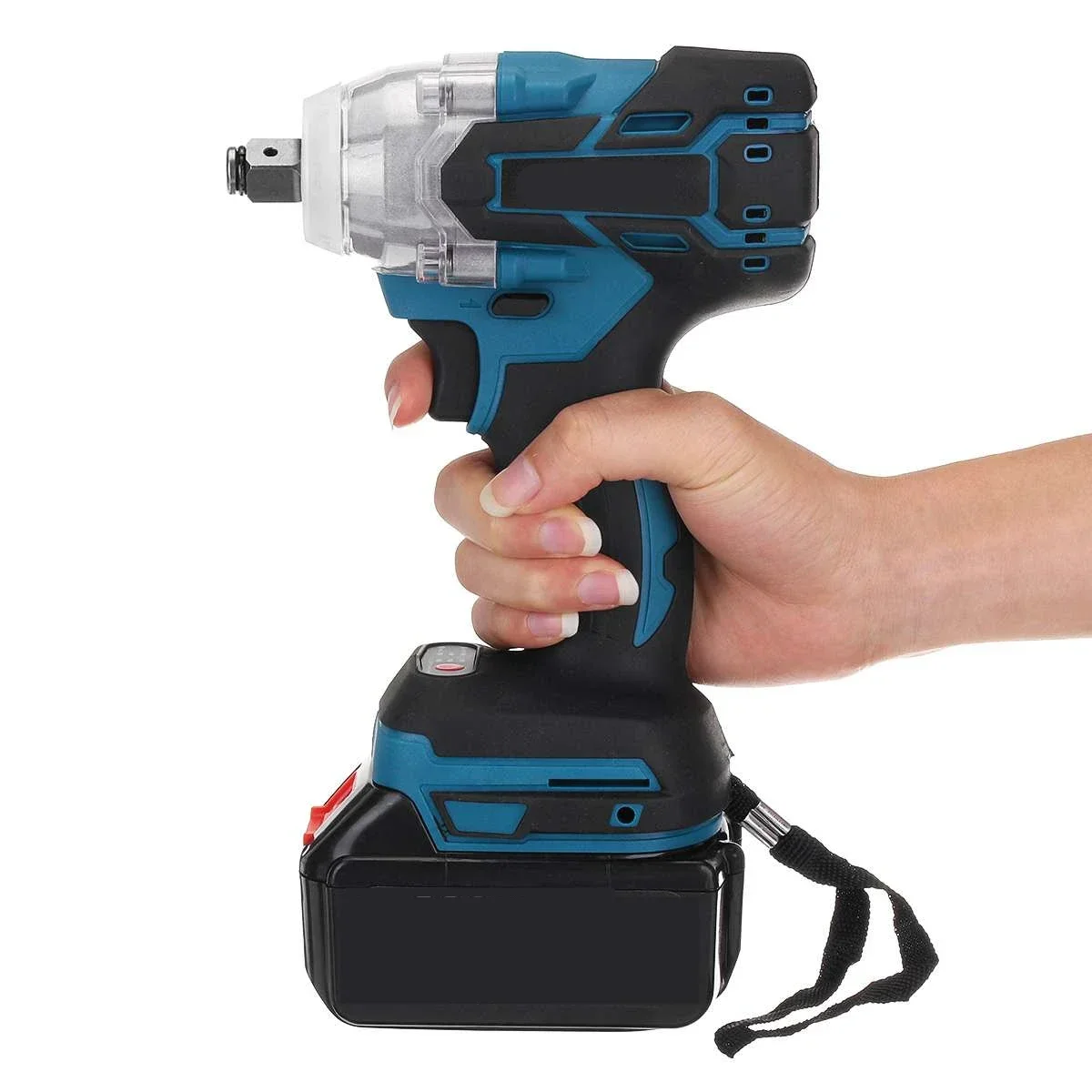 

18V Batterry Electric Impact Wrench 388vf 520N.M Brushless Cordless 1/2 inch Power Tools 2X15000Amh Li Battery Adapt to Makita