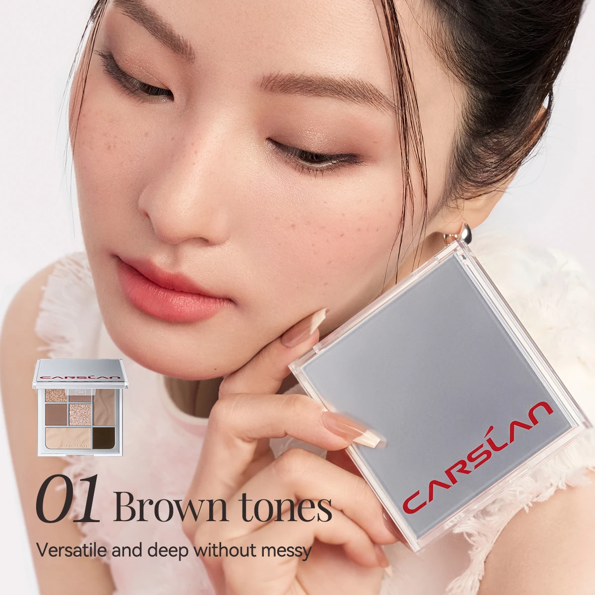 CARSLAN ソフトミストエッセンス 7 色のアイシャドウパレット長期的なグリッターシマーマットアイメイクアップ化粧品女性のための
