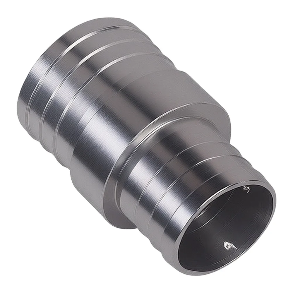 Silver Aluminum Alloy 18 Threaded Swivel Pipe Adapter For LS Radiator Hose And For Steam Cooling System Plumbing Fitting