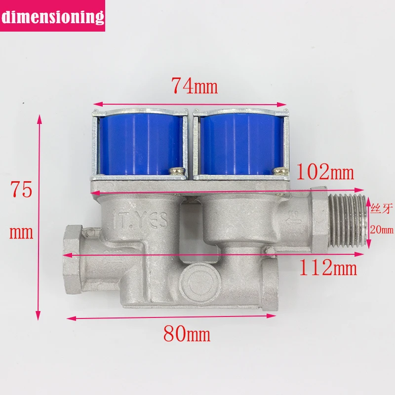 Gas oven oven solenoid valve 24V outer wire solenoid valve Self-priming solenoid valve   Gas oven solenoid valve