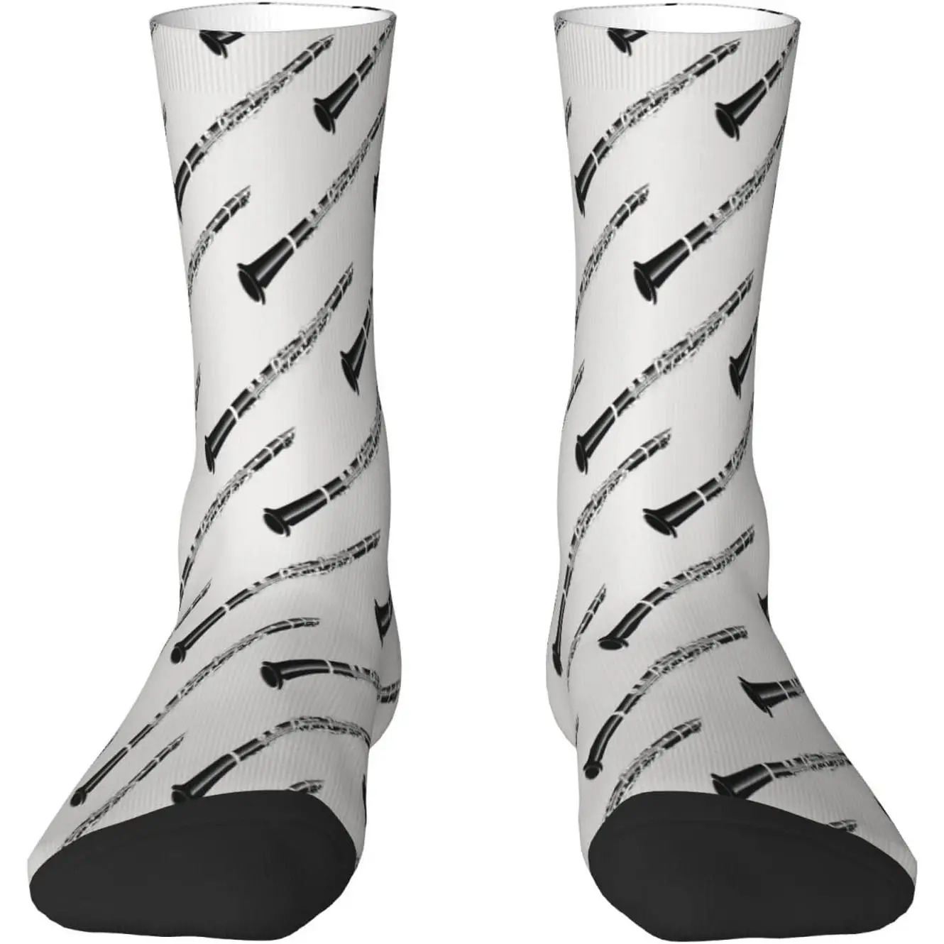 

Middle Calf Socks Crew Athletic Socks Novelty Cozy Casual Socks for Womens Mens Retro Style Breathable Non-slip Sports