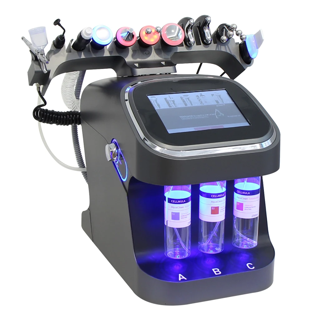 

Гидромашина 10 в 1, H2O2, аква-пилинг, лифтинг, пузырьковый увлажняющий крем для кожи, кислородный аппарат, лифтинг лица, косметический спа, оборудование H2o2