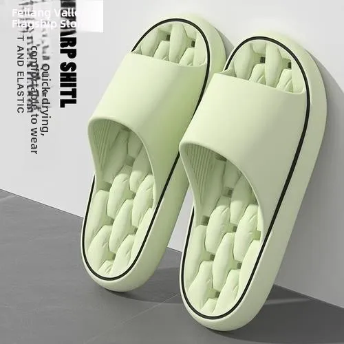 

Men's Bathroom Anti-Slip Slippers Quick-Dry Waterproof EVA Indoor Home Slippers for Teenagers Bathing Special Use Slippers