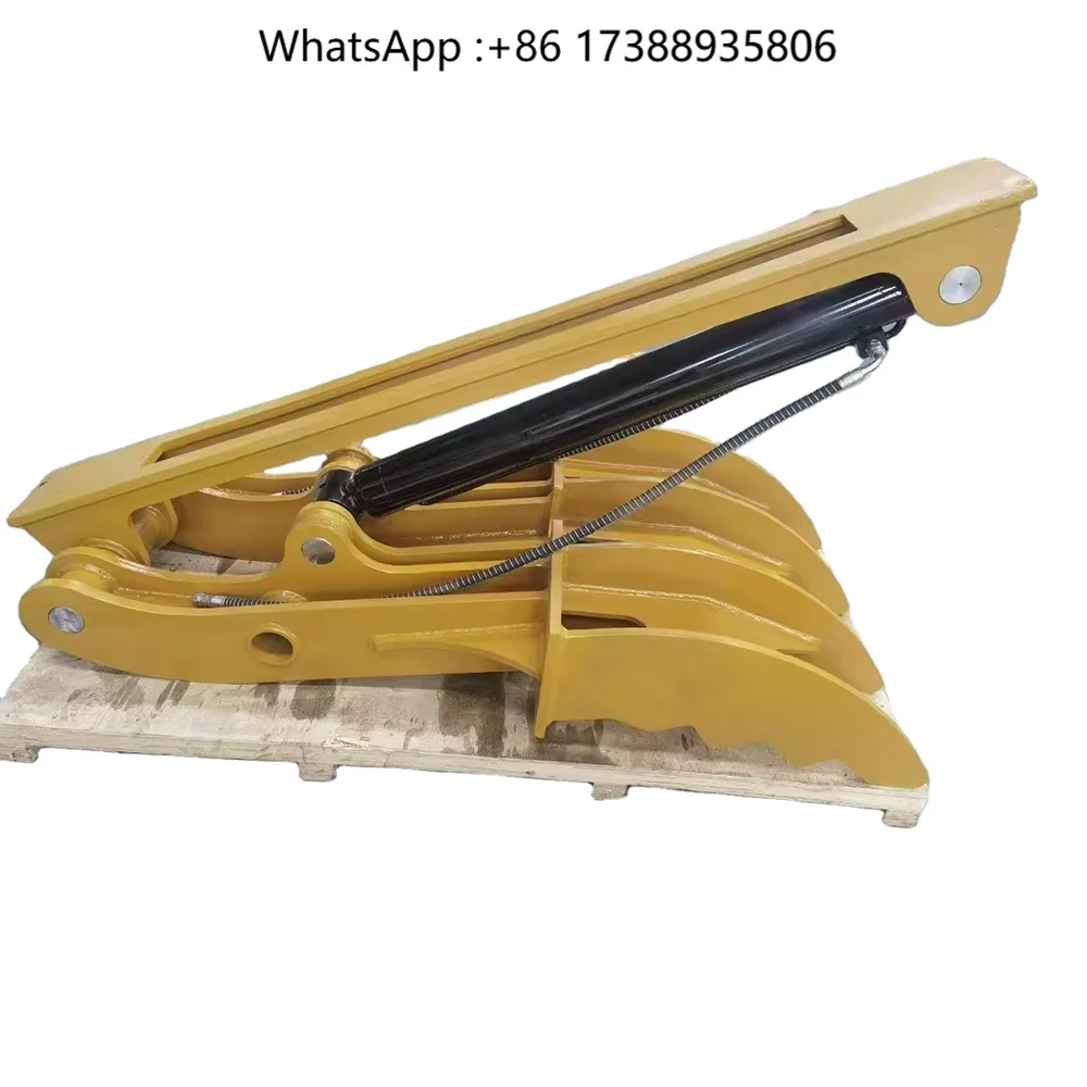 Mini Excavator Manual  Thumb Bucket Thumb for 1.5-4 Ton Excavator Hydraulic Thumb for Mini Excavator