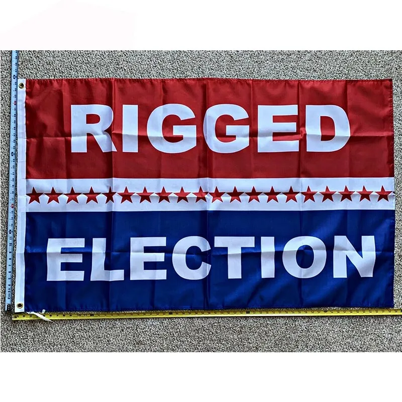 Donald Trump Flag FREE SHIPPING Don Jr Ivanka Rigged Election RBS 2024 Sign 3x5' yhx0135