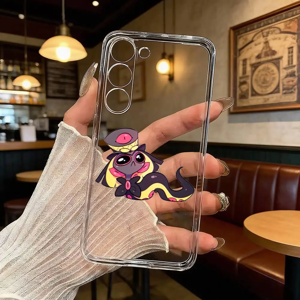 

H-Hazbin H-Hotel Sir Pentious Phone Case For Samsung Galaxy A71,A70,A52,A51,A40,A30 Transparent Cover