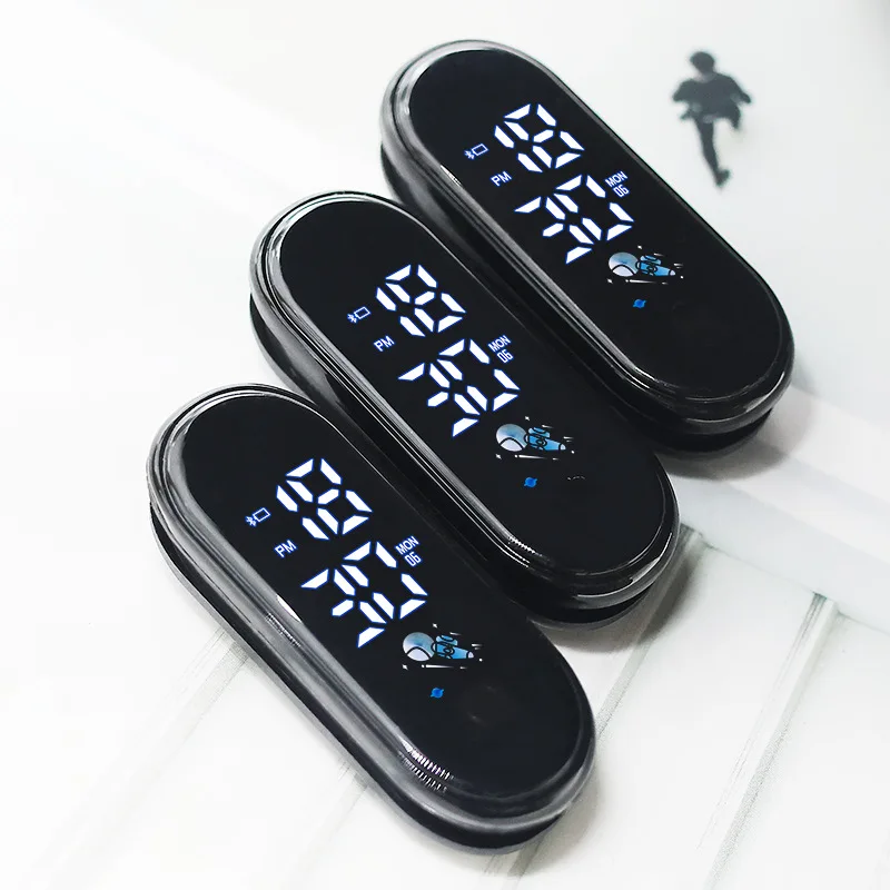 50 шт./лот DIY светодиодные электронные часы, детали головки для мальчиков и девочек, студентов, детские сенсорные часы, подарки