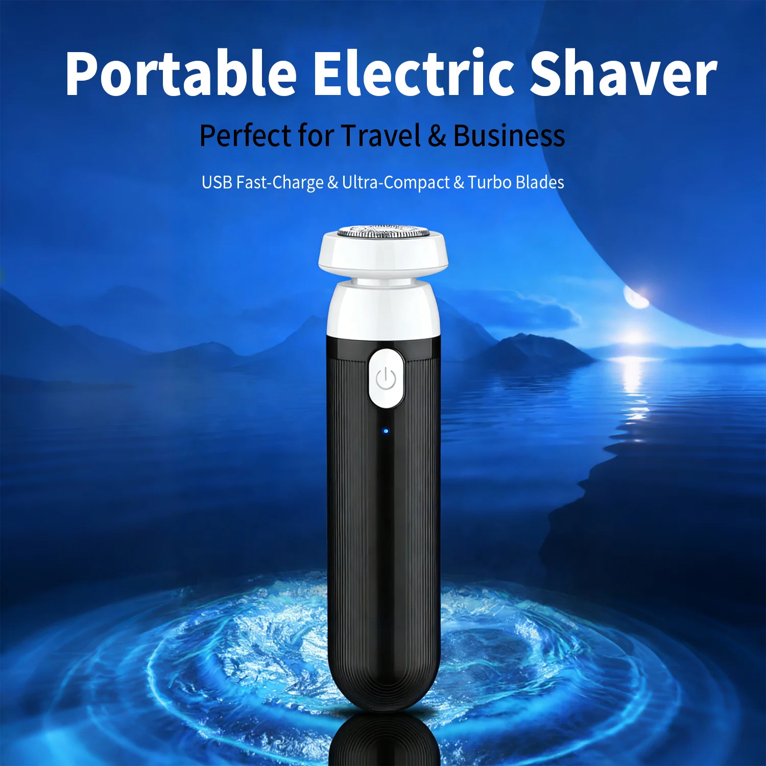 

High Speed Fast Charging Portable Electric Shaver For Men And Women Mini Rechargeable Shaver Easy To Dismantle In One Step