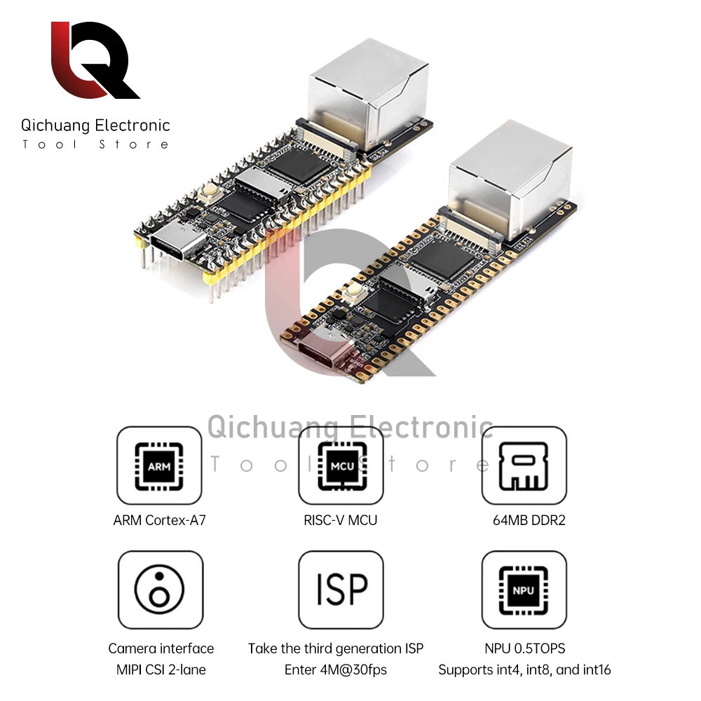 Lucktorch Pico Pro Max Linux RV1103 Carte de développement de l'intelligence artificielle Cortex-A7 64 Mo mieux que Raspberry Pi Pico