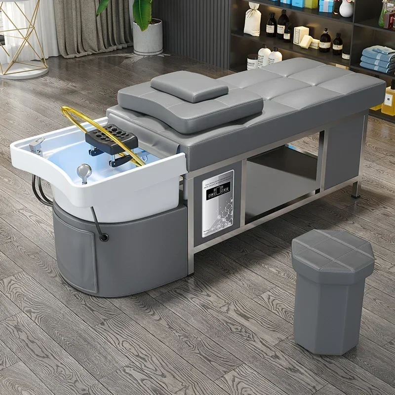 XinSheng Hair Salon Shampoo Bed Head SPA Fumigation Machine Massage Table for Leisure Health Store Commercial Furniture
