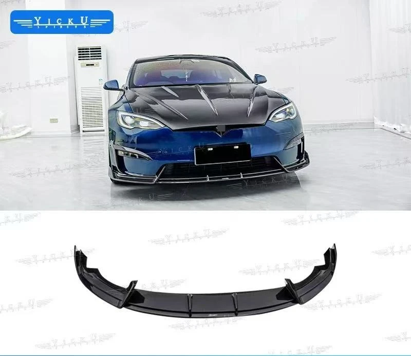 Custom Products Dry Carbon Fiber Body Kit forTesla Model S - Front Lip, Rear Diffuser, Spoiler, Side Skirts & Tuyere 2021-2023