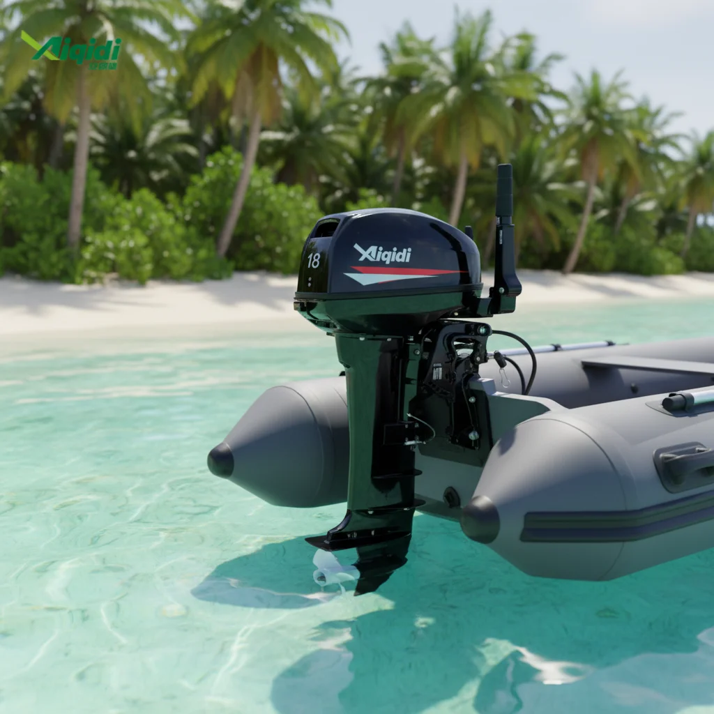 AIQIDI Outboard Motor Air Cooled 2 Stroke 9.9HP 15HP 18HP Marine Boat Engine