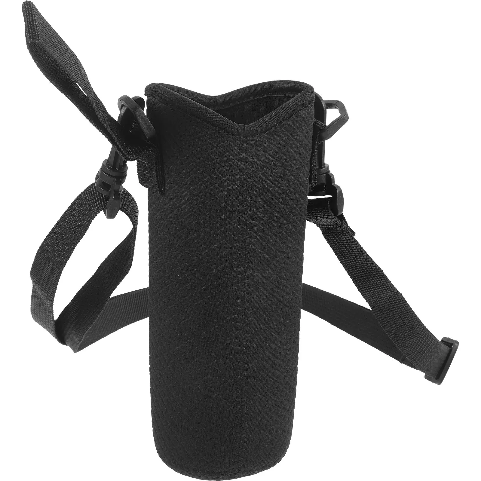Water Bottle Holder Insulated Cover Portable Waterproof Fabric Sleeve Shoulder Strap Travel Outdoor Water Bottle Holder