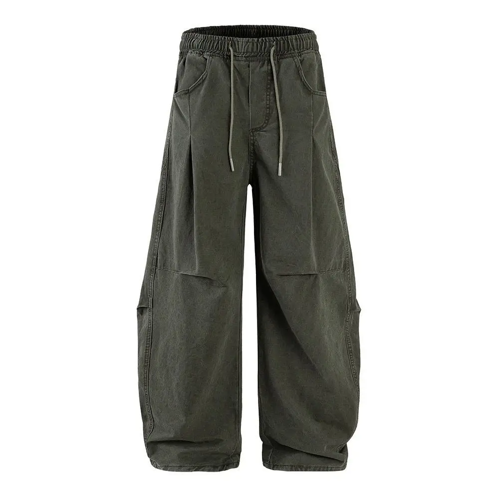 

Уличная одежда в американском стиле ретро, брюки-карго, мужские свободные брюки для десантника, рабочая одежда, летние легкие повседневные брюки с лезвием