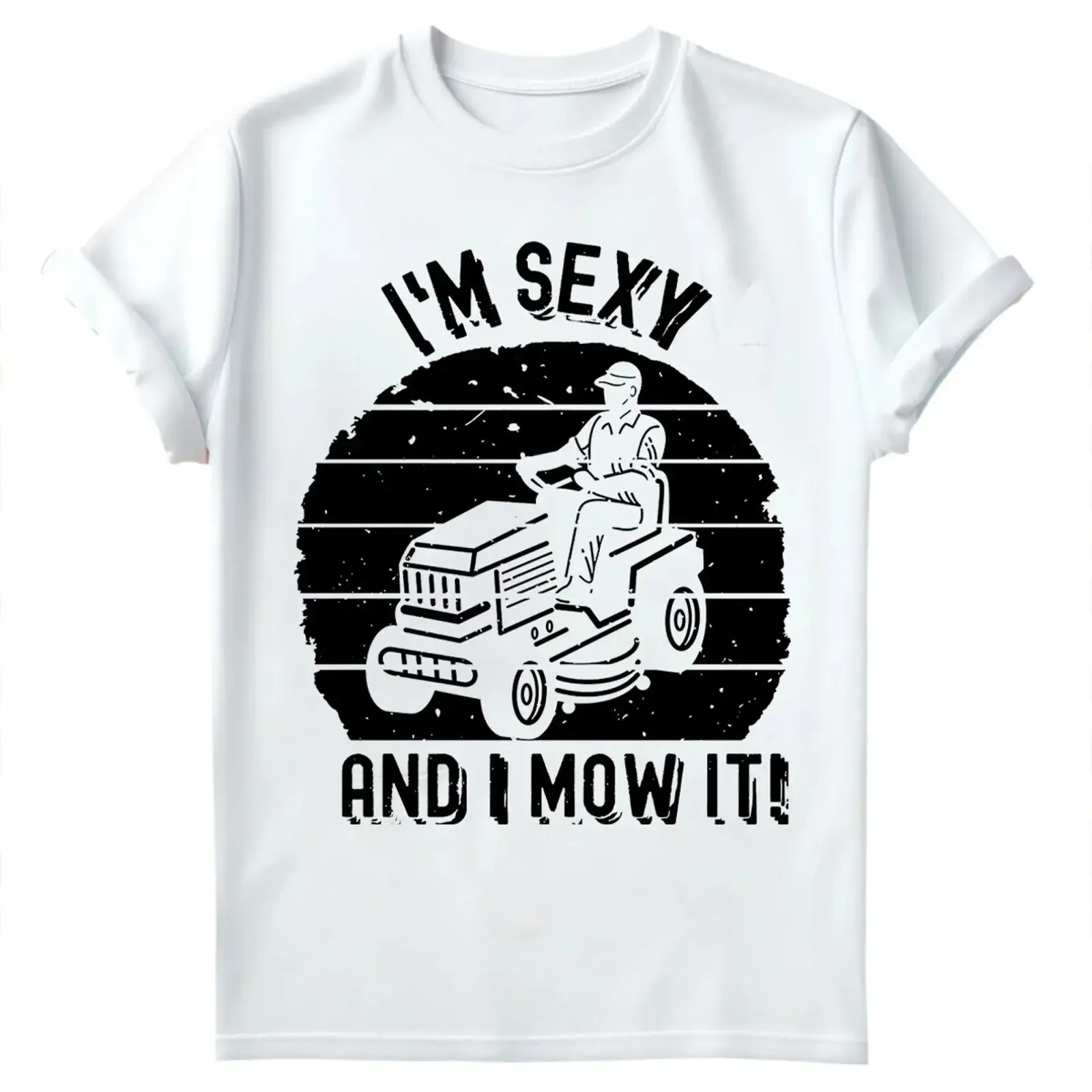 T Shirt I'm Sexy And I Mow It Gartenarbeit Gärtner Blumen Natur Outdoor GD vintage Washed graphic Soft Versatile Unisex