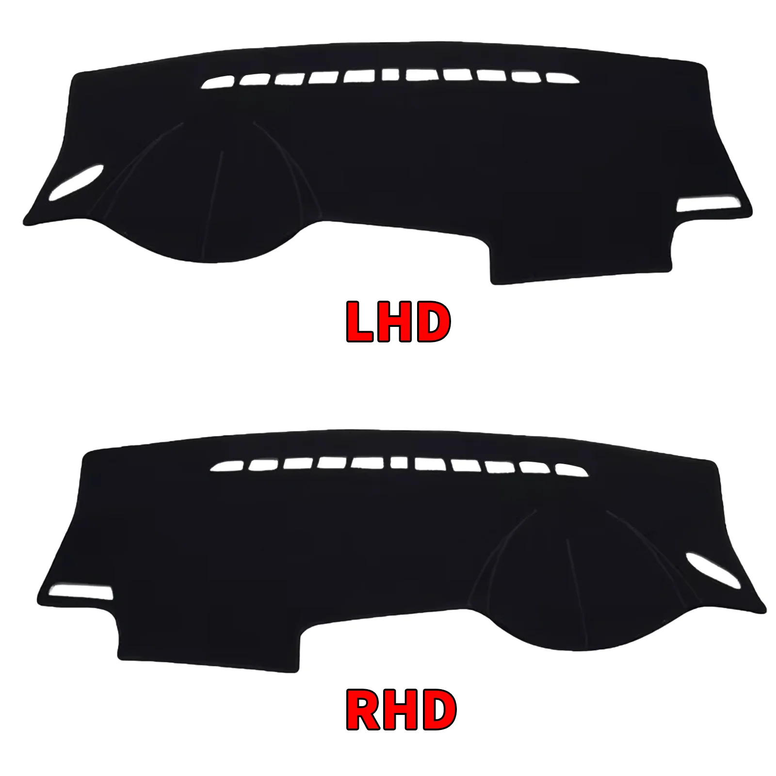 for Volkswagen VW GOLF MK7 2014-2018 GTI R ​​Car Dashmat Dashboard Cover Pad DashMat Sunshade Protective Carpet Accessories