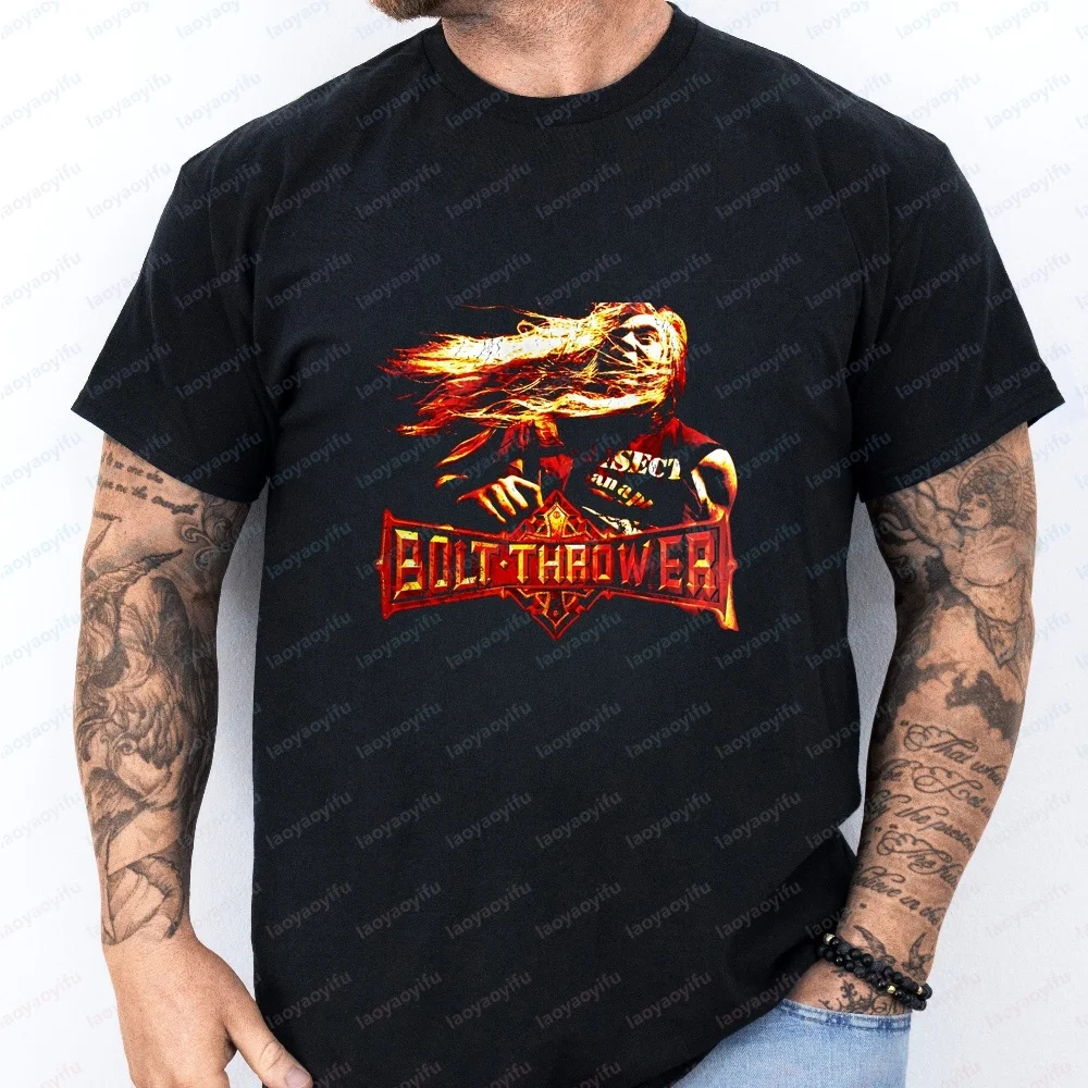 Bolt Thrower Printed T-shirt - A Casual Trendy Short-sleeved Shirt Suitable for Both Men and Women, A Comfortable T-shirt view 2