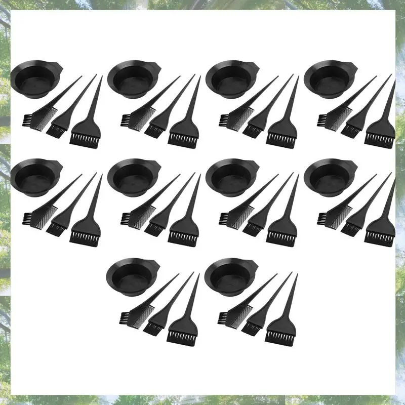 L73A 2025-10 مجموعة لون الشعر صبغ السلطانية مشط فرش مجموعة أدوات تلوين تينت #1