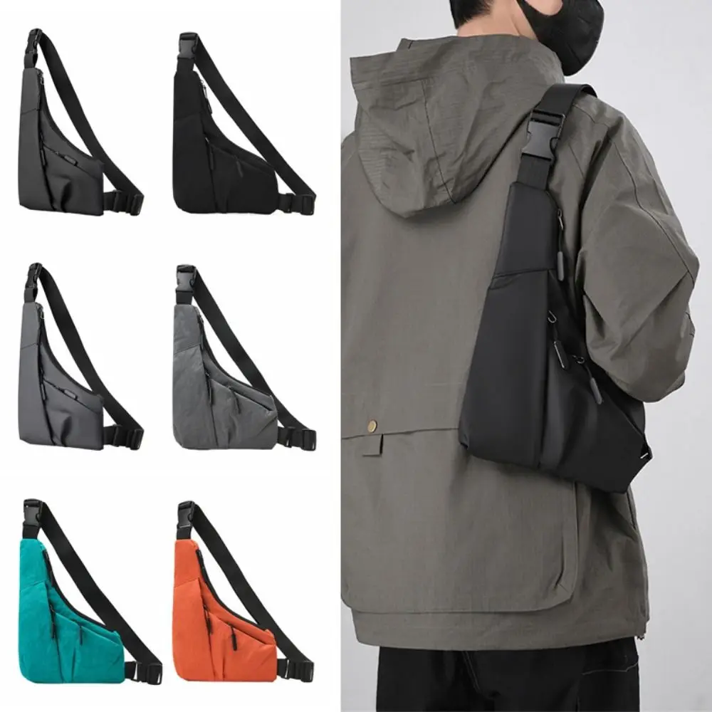 

Portable Outdoor Shoulder Bag Multi-pocket Adjustable Strap Men's Chest Pack Durable Waterproof Crossbody Backpack