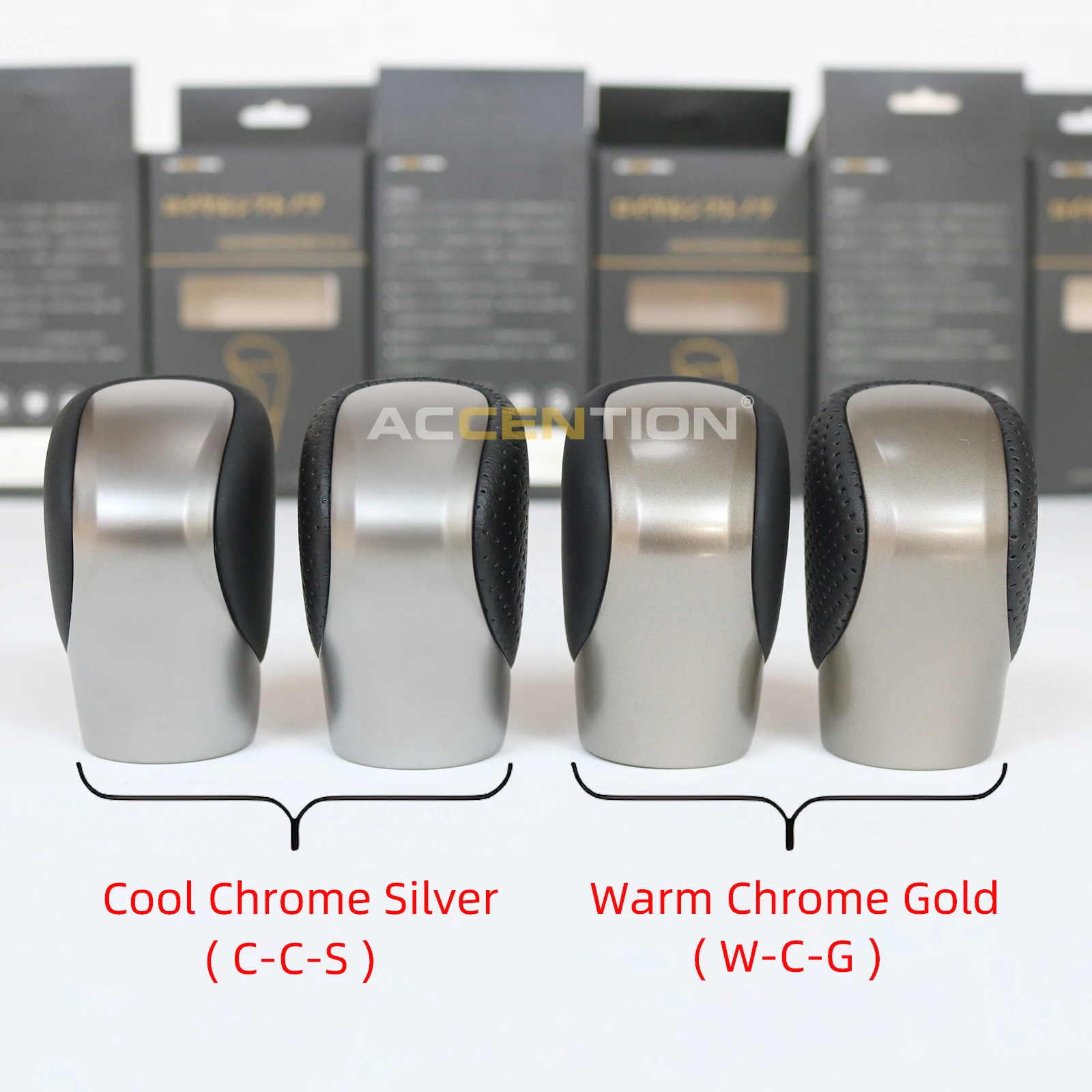 

Кожаная серебристая ручка переключения передач для Toyota Lexus ES GS-450H GX IS-300 NX-300H RC-300 RX-350 2015-2021