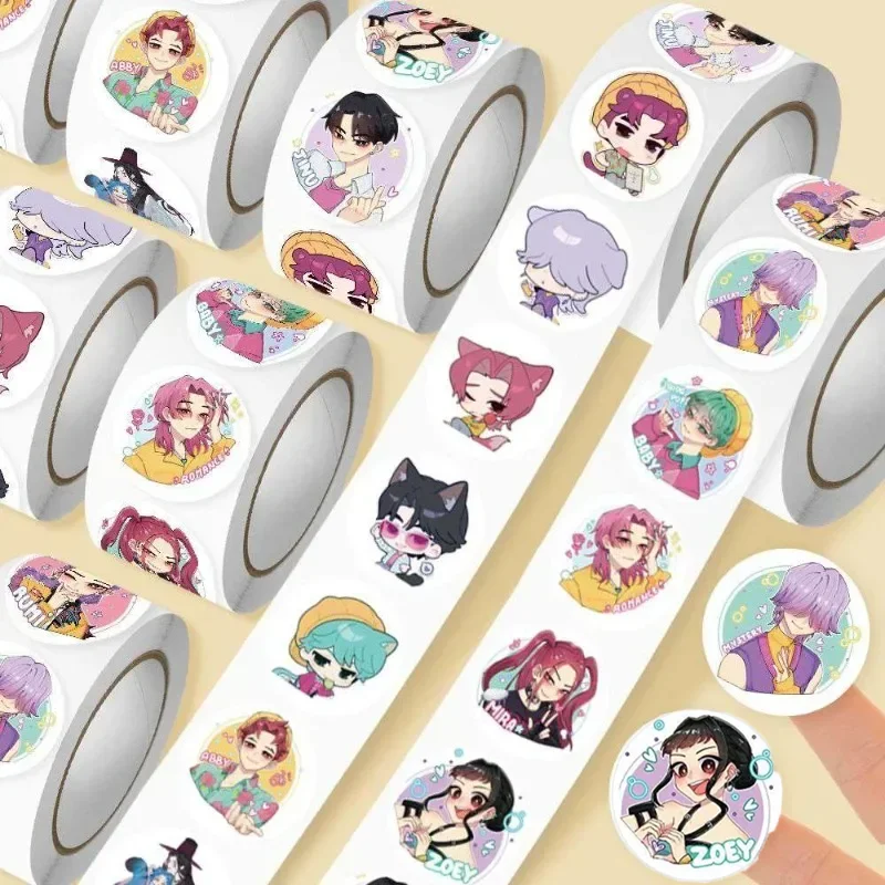 500Pcs Anime KPop Demon Hunters Stickers Huntrix Saja Boys Tiger Sticker Scrapbooking Phone Luggage Skateboard Waterproof Decal