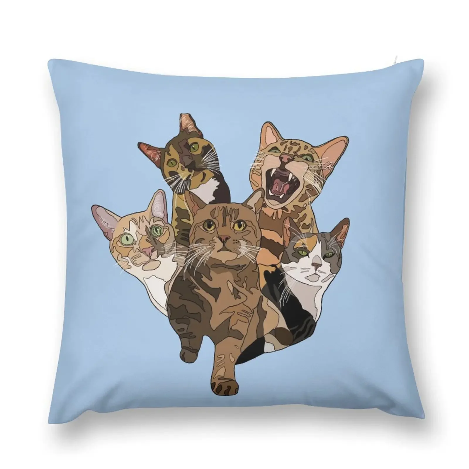 

Amys Cats Throw Pillow Cushions For Sofa Christmas Pillows Sofa Cushion Cover pillow