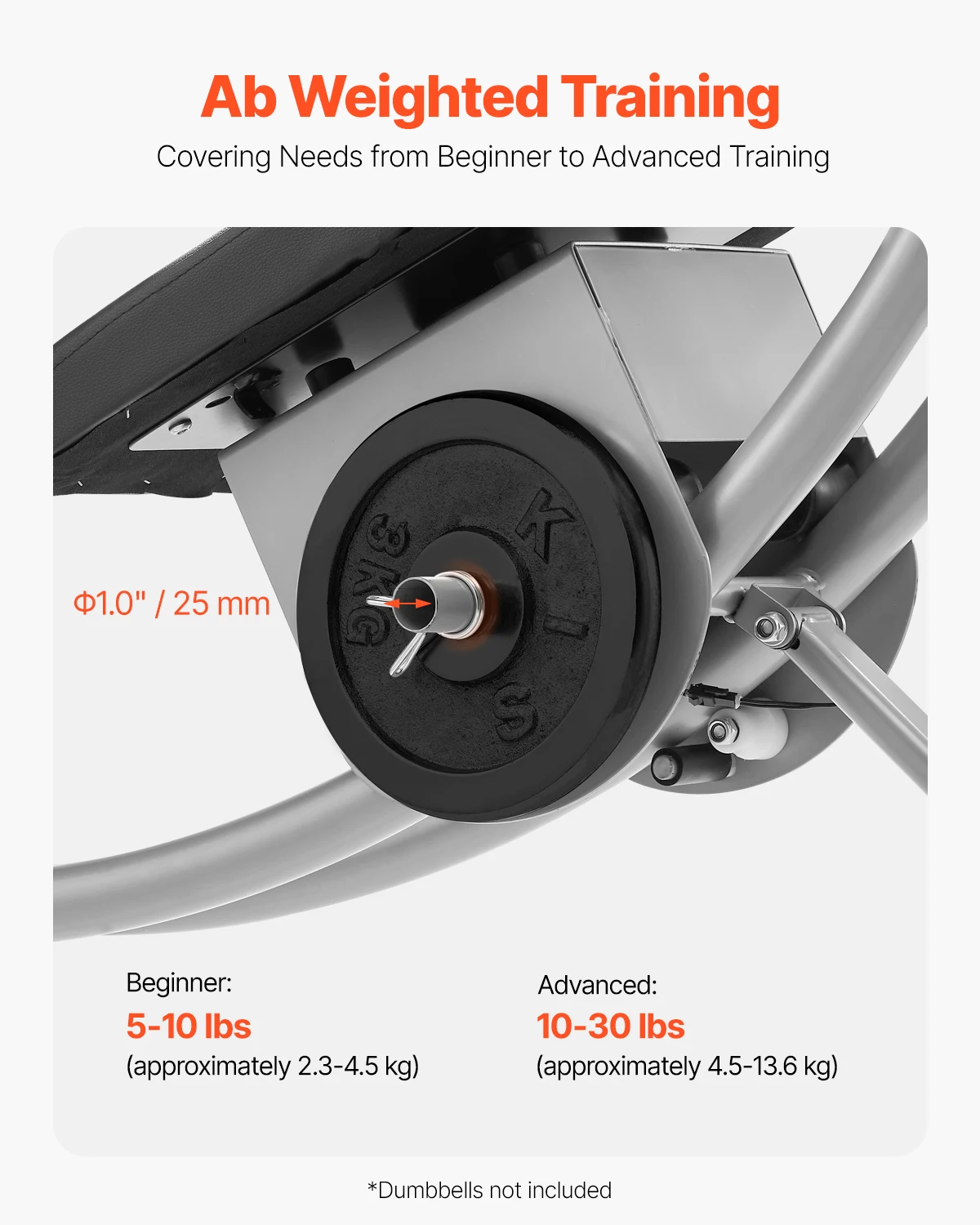 VEVOR 440 lbs AB Workout Machine 4