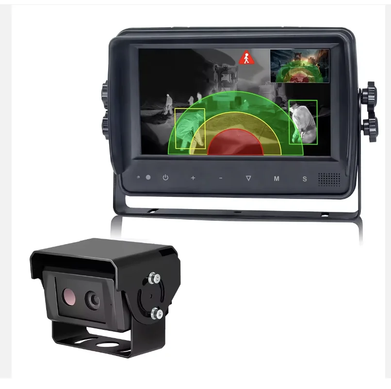 

Waterproof Rear View Camera 7" Monitor for Bus, RV, Trailer, Motor Home, 5th Wheels and Trucks