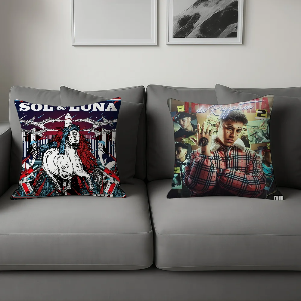 Rapper Singer D-duki A-ameri Cushion Cover Comfortable Soft Pillow Case For Sofa Living Room Home Office Decor Protective Covers