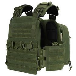 Outdoor Quick Release Tactical Vest 1000D Nylon Detachable With Individual Rucksack molle Multi-Purpose Hunting Vest Set