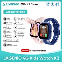 LAGENIO 4G Kids Watch K2 Smartwatch GPS WIFI Video Call SOS IP68 Waterproof Child Smart Watch Camera Monitor Tracker Phone Watch