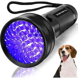 Pet Urine Detector UV Flashlight Black Light, 51 LED for Dog/Cat Urine,Dry Stains,Bed Bug, Matching with Pet Odor Eliminator