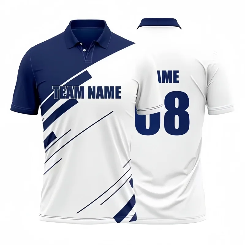

Custom Team Name Polo Shirt For Men 3D Print Simple Design Short Sleeve Button Lapel Tops Loose Daily Outdoor Sports Golf Shirts