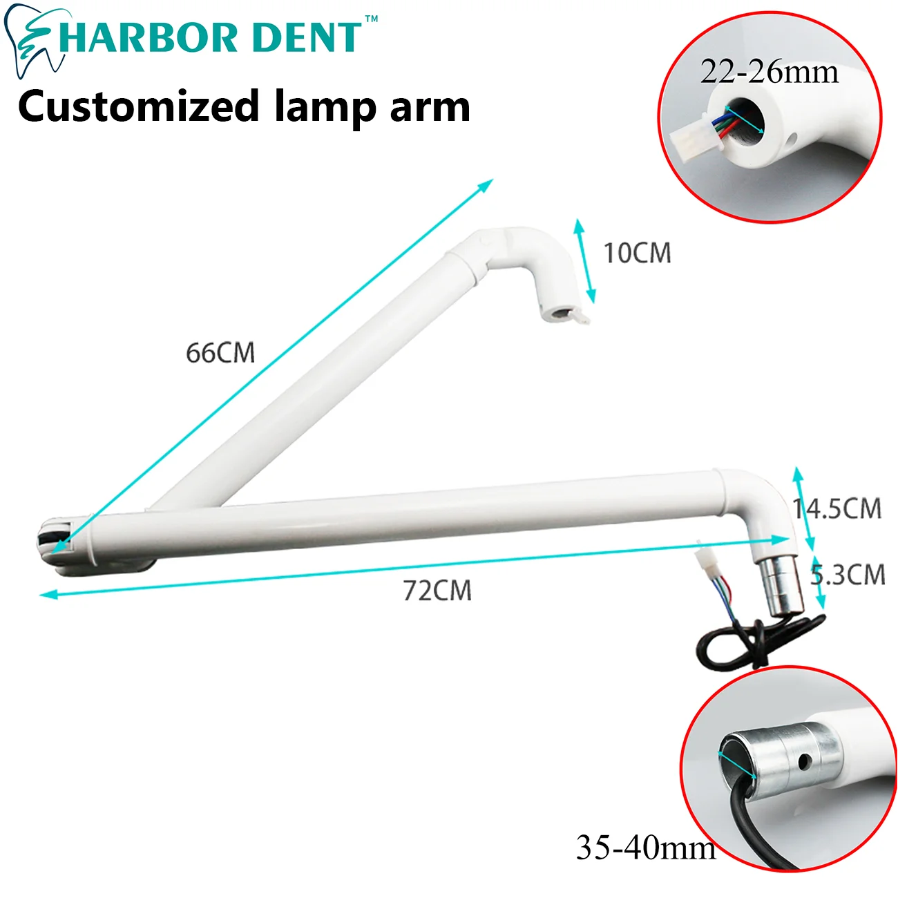 Lámpara LED infrarroja de inducción Dental, lámpara LED reflectante Dental, luz Oral para operación de odontología, unidad de silla, equipo Dental