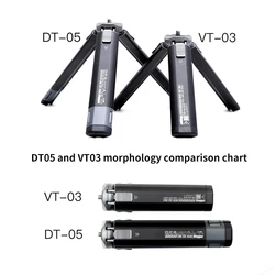 Vlogger DT-05 Universal Two-section Telescopic Tripod Stand Camera Bracket for Phones DSLR Mirrorless Cameras Aluminum
