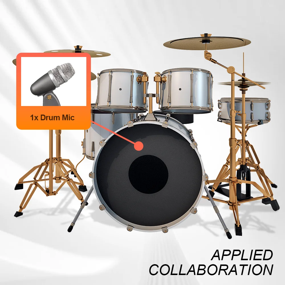 Picture 5: BT56 Metal Drum Microphone Instrument Kick Drum Bass Mic